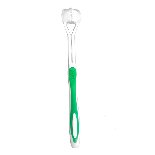3-seitiges Zahnbürsten-Set 4 Köpfe Weich Kinder 2