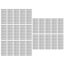 150x Augenbrauen-Schablonen Transparent Positionierhilfe