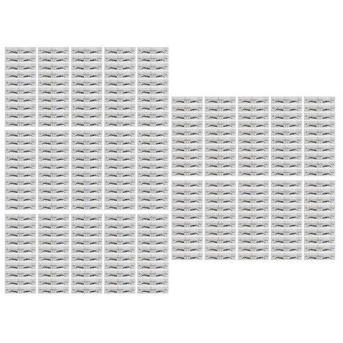 150x Transparante Wenkbrauwsjablonen
