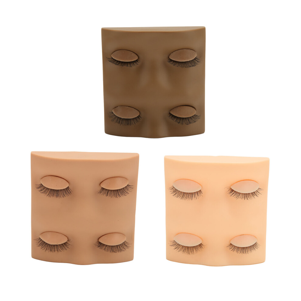 Realistic Eyelash Mannequin Head with Removable Eyelids