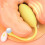 (Yellow) Silicone Clitoris Vibrator Silent Remote Control Yellow 5