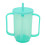 350ml Trinkbecher mit Strohhalm Auslaufsicher 2 Griffe 3