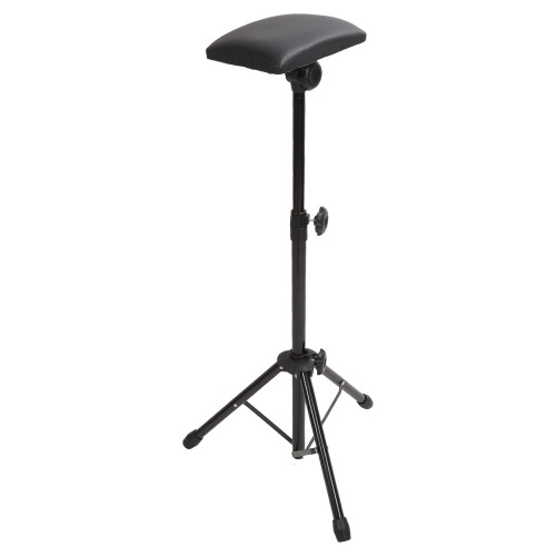 Large Tattoo Armrest Stand Adjustable PU Leather Black 1