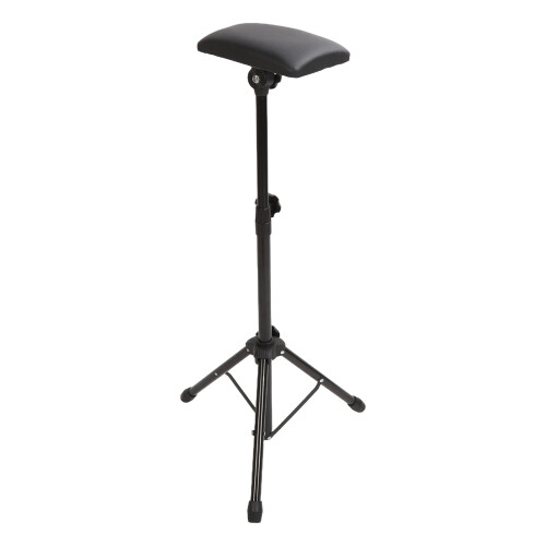 Large Tattoo Armrest Stand Adjustable PU Leather Black 2