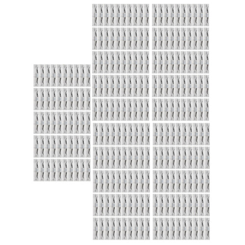 150x Transparante Wenkbrauwsjablonen 1