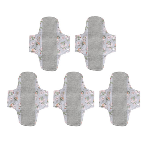 5 Stück Waschbare Sanitätspads - Undurchlässig, Saugfähig, Baumwolle