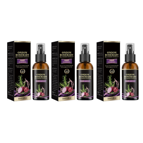 3x Haarwuchsspray Pflanzenextrakt elastizitätsfördernd 63ml