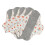 (8.66x11.02in) 5x Washable Reusable Sanitary Napkins 1