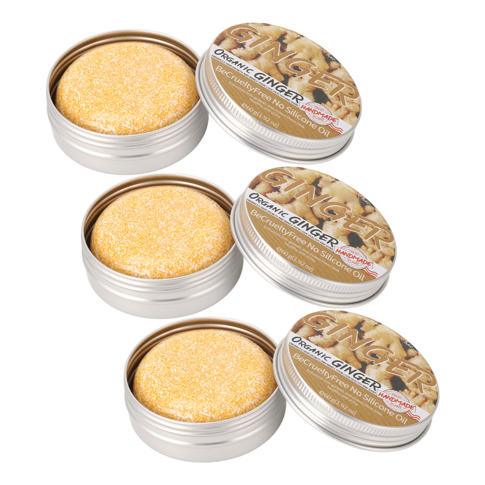 3pcs Hair Care Soap Nourish Roots Growth Shampoo Bar Travel
