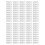 100 Stuks Wenkbrouw Malen PVC Transparant Microblading Sjabloon 1