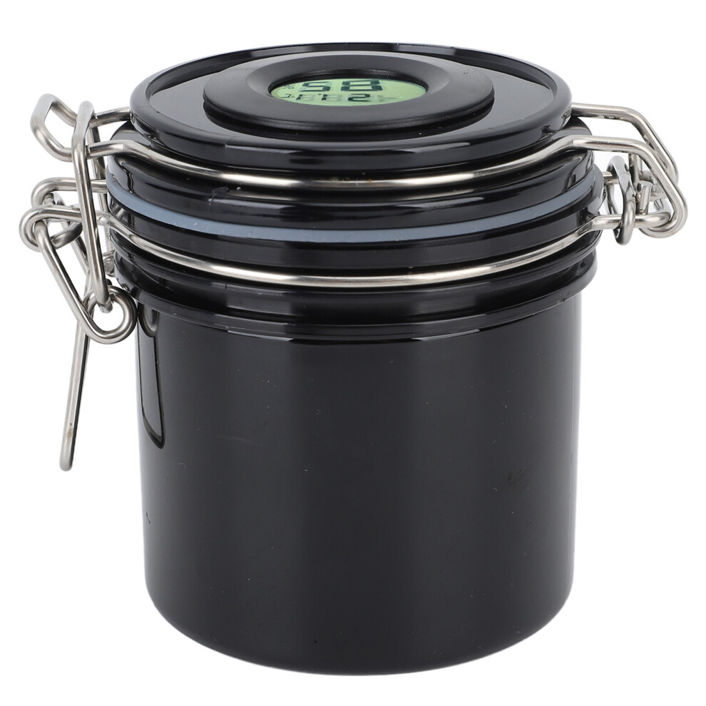 Black/Pink () 250Ml Eyelash Glue Storage Jar Thermometer Hygrometer