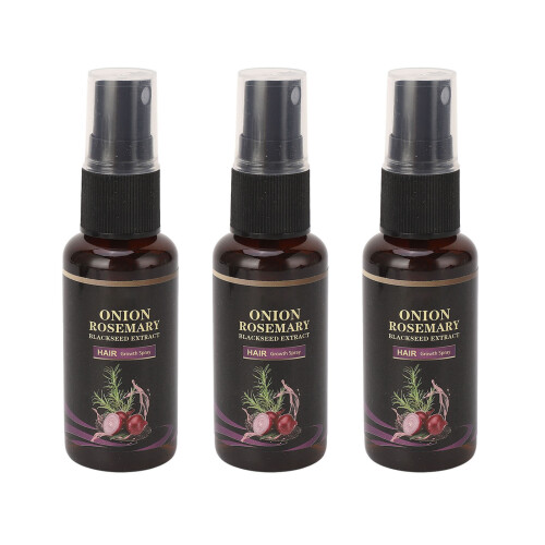 3x Haarwuchsspray Pflanzenextrakt elastizitätsfördernd 63ml 2