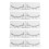 100 Stuks Wenkbrouw Malen PVC Transparant Microblading Sjabloon 5