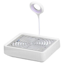 (White) Aspirapolvere Polvere Unghie 40W con Luce