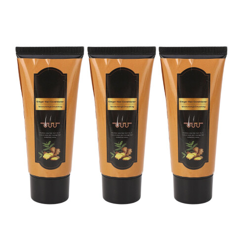 3x Ingwer-Haarconditioner feuchtigkeitsspendend wachstumsfördernd 63ml 1