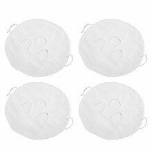 4Pcs Hot Compress Face Towel 3 Holes Water Absorption Skin Friendly