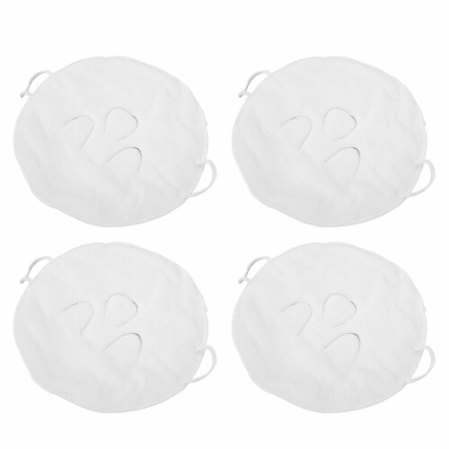 4Pcs Hot Compress Face Towel 3 Holes