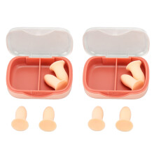 4 Pair Ultra Soft Sound Blocking Earplugs