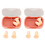 4 Pair Ultra Soft Sound Blocking Earplugs 1