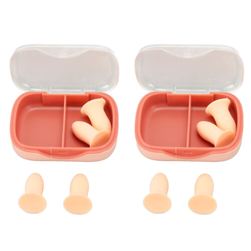 4 Pair Ultra Soft Sound Blocking Earplugs