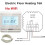(As show, One size) Elestric programmable underfloor heating thermostat with 3 meter sensor (programmable) 2