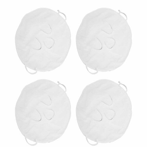 4Pcs Hot Compress Face Towel 3 Holes 2