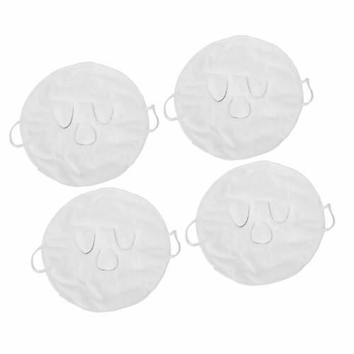 4Pcs Hot Compress Face Towel 3 Holes 1