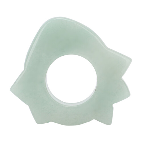 Ring Shaped Facial Scraping Board Double Bevel Edge Guasha Tool 2