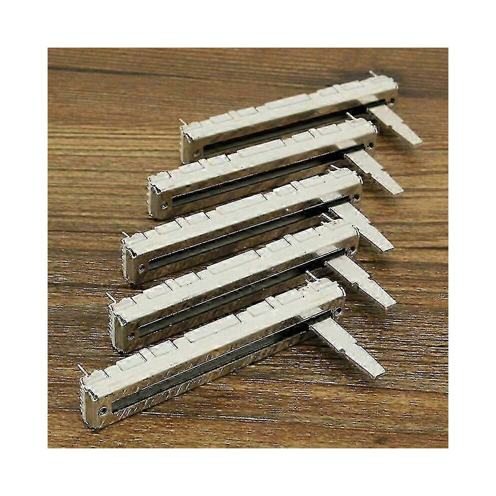 Kikidex (As Show, One Size) 5Pcs Channel Fader For Pioneer Djm300 400 500 600 700 800 2000 Dcv1010 10K