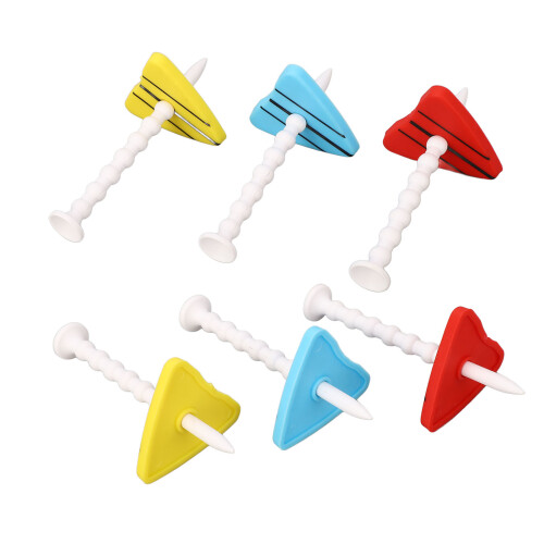 2 Set Einstellbare ABS-Golf-Tees Trainingszubehör 1