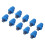 10Pcs Reusable Blue Sleeping Noise Cancelling Ear Plugs 5