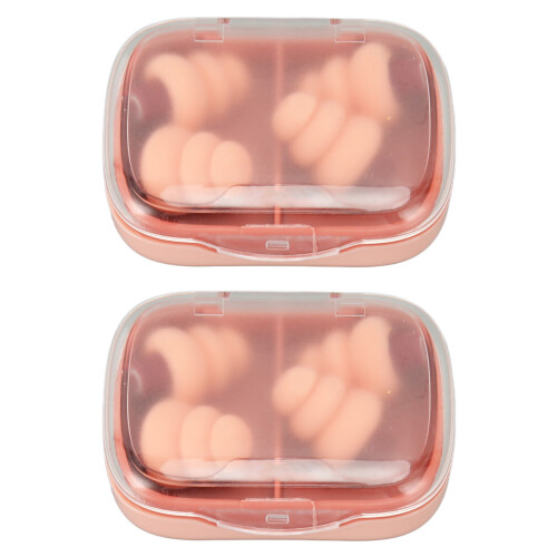 2 Pairs Noise Canceling Earplugs + Box 1