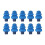 10Pcs Reusable Blue Sleeping Noise Cancelling Ear Plugs 4