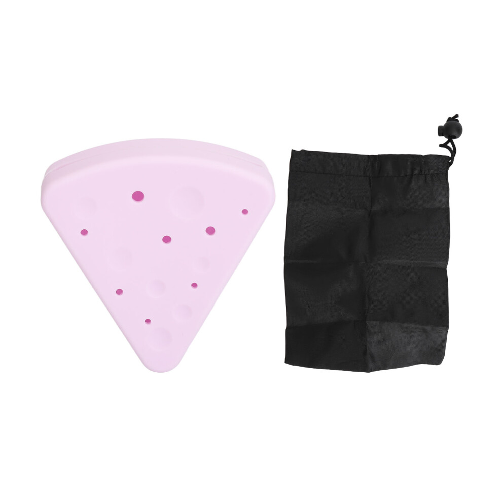 Silicone Triangle Powder Puff Case Dustproof Makeup Holder