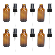 6x 50ml Amber Essential Oil Spray Bottle Refillable