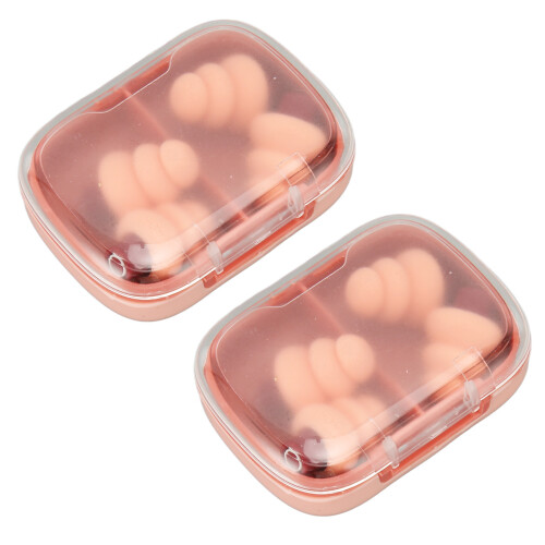 2 Pairs Noise Canceling Earplugs + Box 2