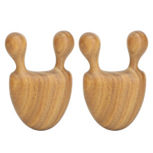 2pcs Wood Nose Massager Roman Nose Up Scraper for Women