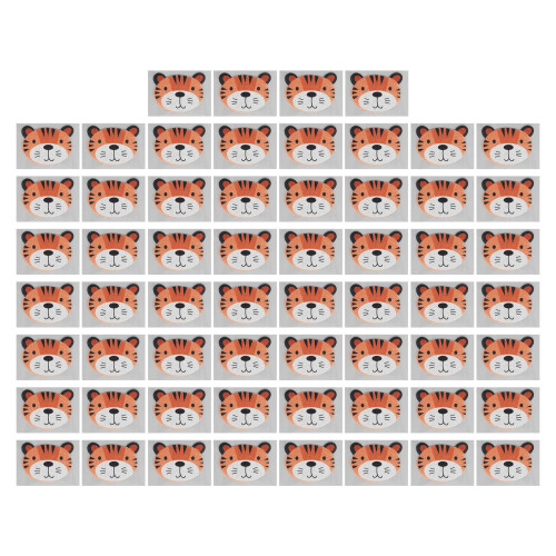 (Type 2) 60 Pezzi Nastro Bocca Animali per Bambini