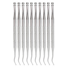 10pcs Stainless Steel Ingrown Toenail Files Lifter Curved Tip