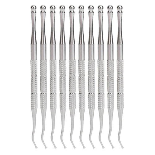 10x Edelstahl-Eingewachsene Nagelfeilen