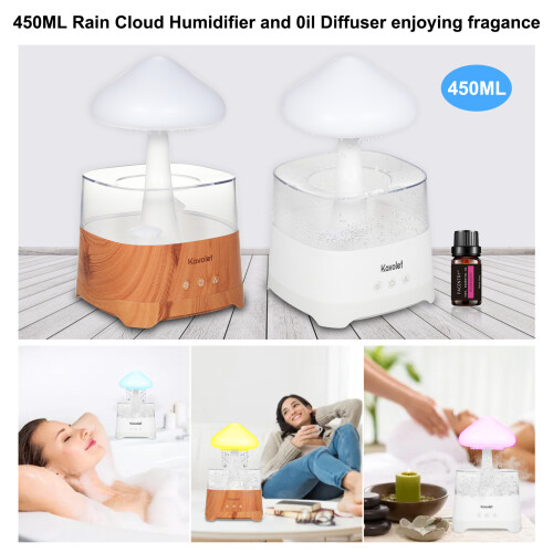 450ml Ätherisches Öl Diffusor USB Aromatherapie LED 2