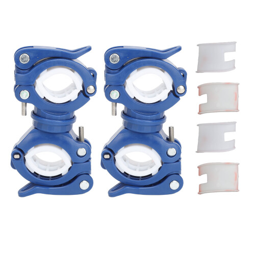 (Blue White) Supporto Bastone Rotante 360 per Deambulatore