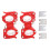 (Red White) Supporto Bastone Rotante 360 per Deambulatore 1