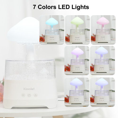 450ml USB Aromatherapie Diffusor 7 LED Farben für Zuhause 1