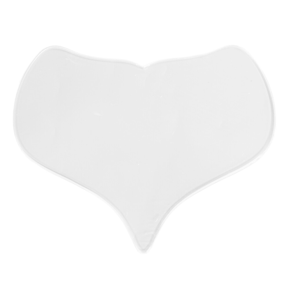 Silicone Chest Wrinkle Patches Peach Shaped Anti Aging Transparent