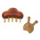 Houten massage set sandelhout & palissander 4