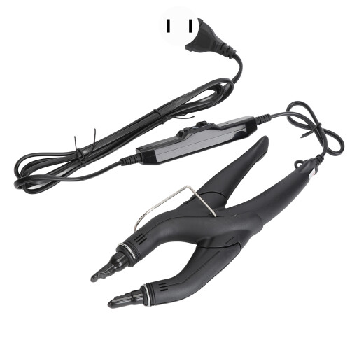 (US Plug 100‑120V) Adjustable Temp Hair Iron US Plug