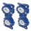 (Blue White) Supporto Bastone Rotante 360 per Deambulatore 5