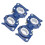 (Blue White) Supporto Bastone Rotante 360 per Deambulatore 3