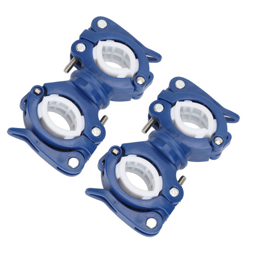 (Blue White) Supporto Bastone Rotante 360 per Deambulatore 2